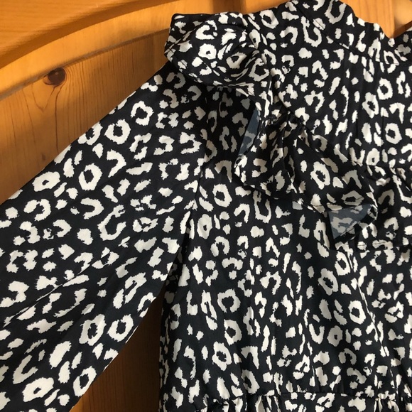 Black and white ruffle dress - Picture 4 of 6